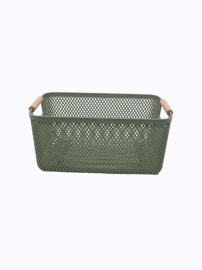 BASKET PP 31X20X14CM 3ASS CLR