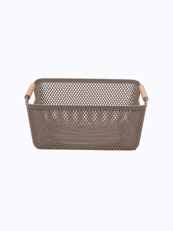 BASKET PP 31X20X14CM 3ASS CLR