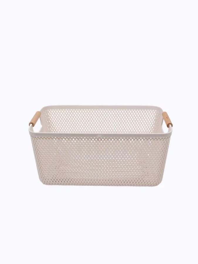 BASKET PP 36X23X16CM 3ASS CLR