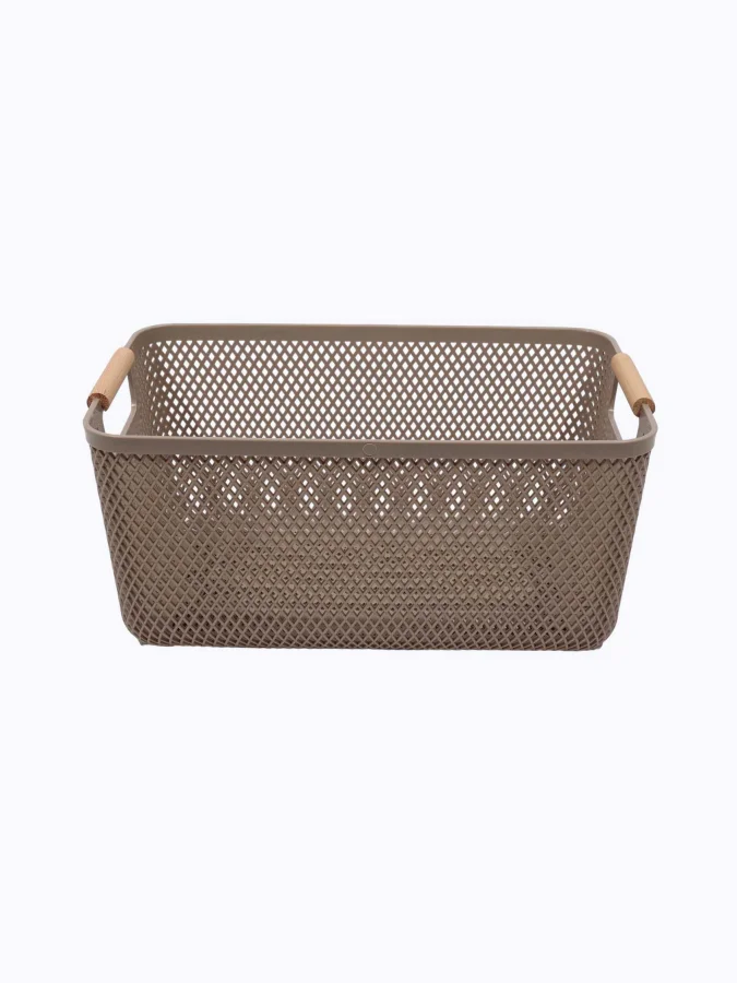 BASKET PP 36X23X16CM 3ASS CLR