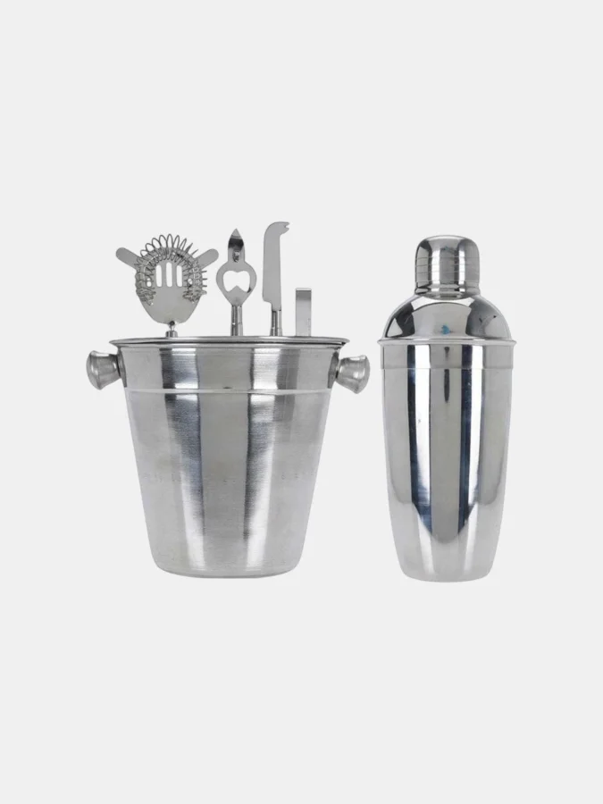 BAR SET WITH COCKTAIL SHAKER