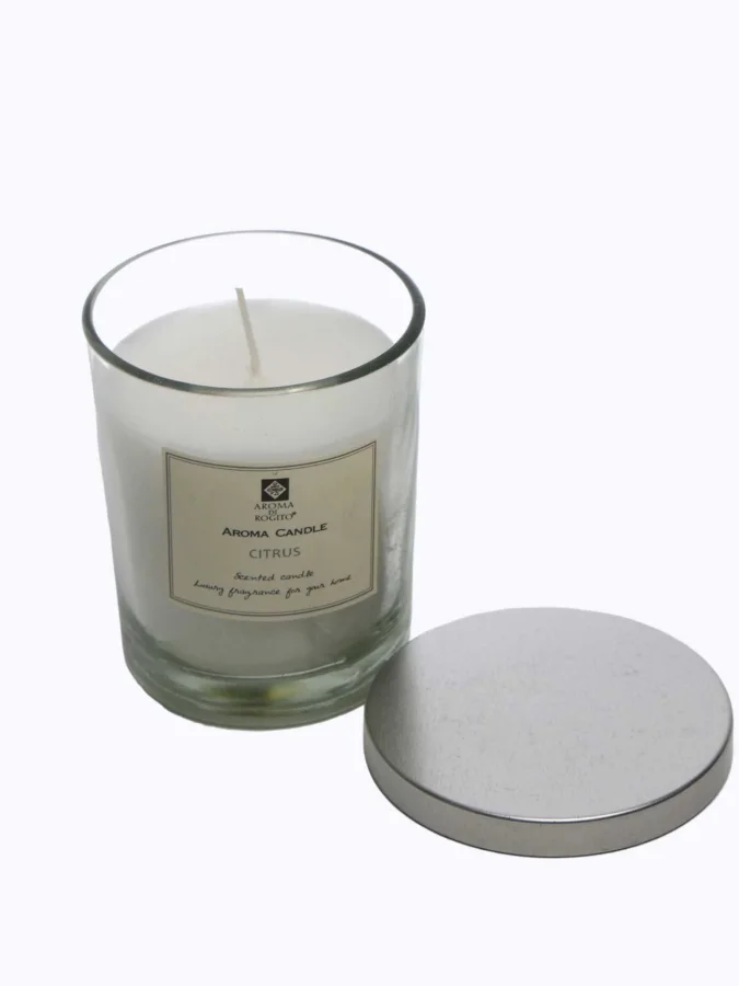 SCENTED CANDLE IN GLASS POT 2