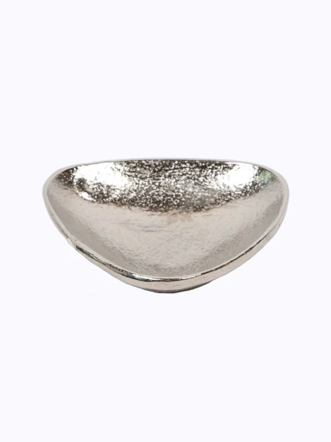 BOWL SILVER 9X9X2CM 3ASS