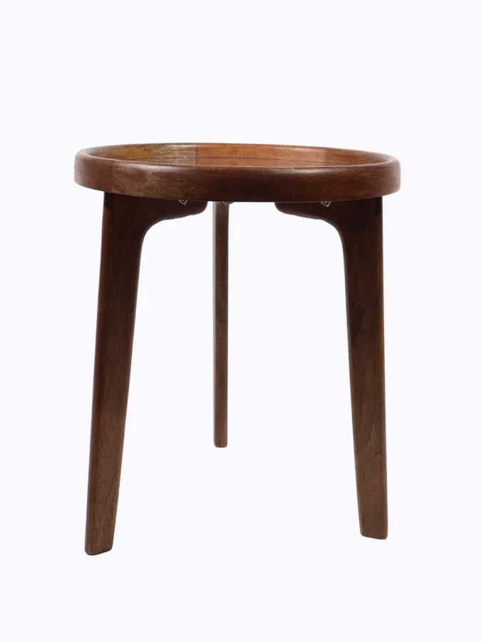 SIDE TABLE MANGO WOOD WALNUT 2