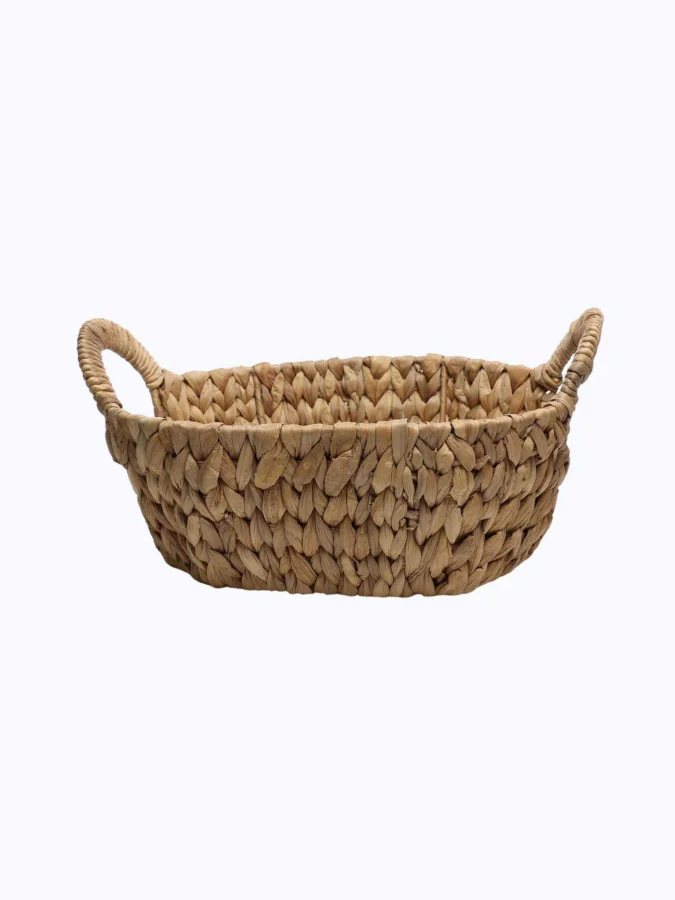 BASKET WITH HANDLES 30X25X11CM