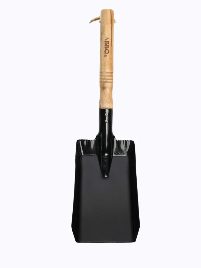 BBQ SHOVEL WOODEN HANDLE