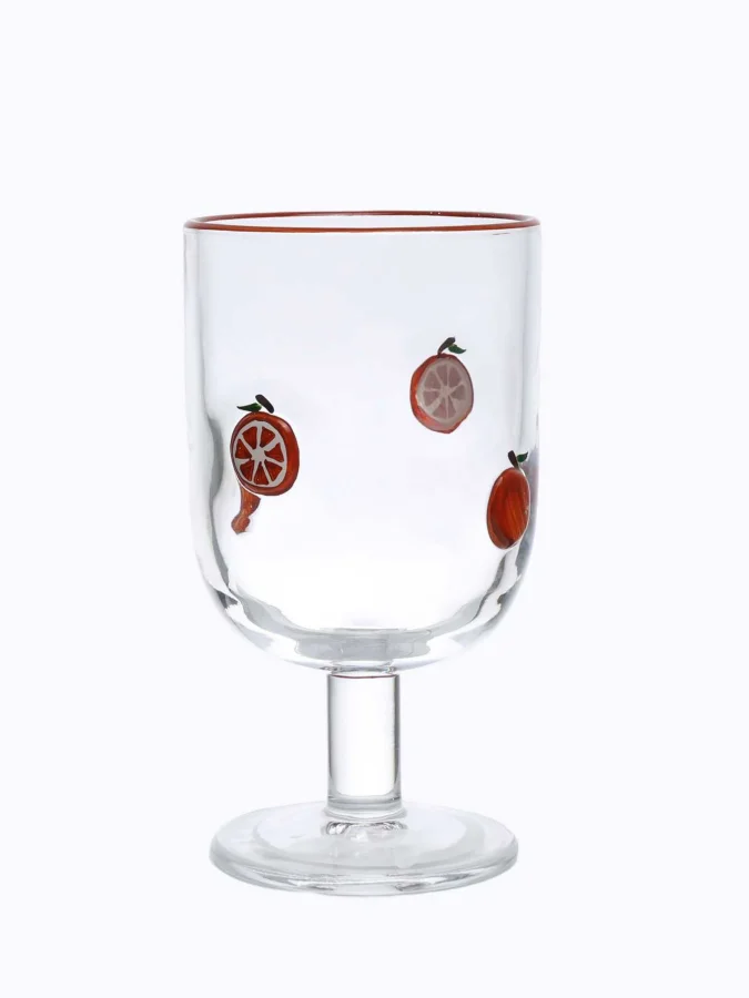 WINE GLASS 345ML ORANGE