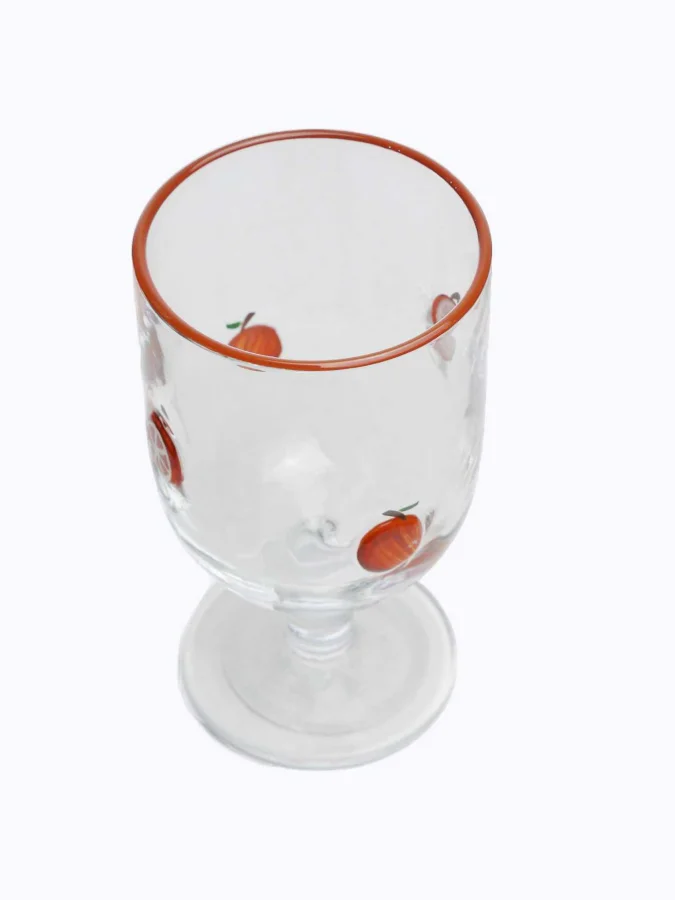 WINE GLASS 345ML ORANGE 2