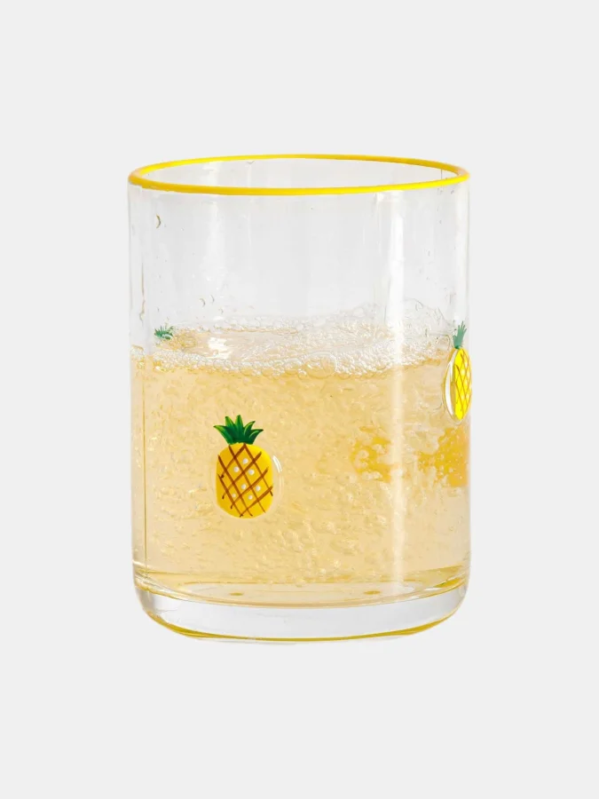 DRINKING GLASS 355ML PINEAPPLE 2