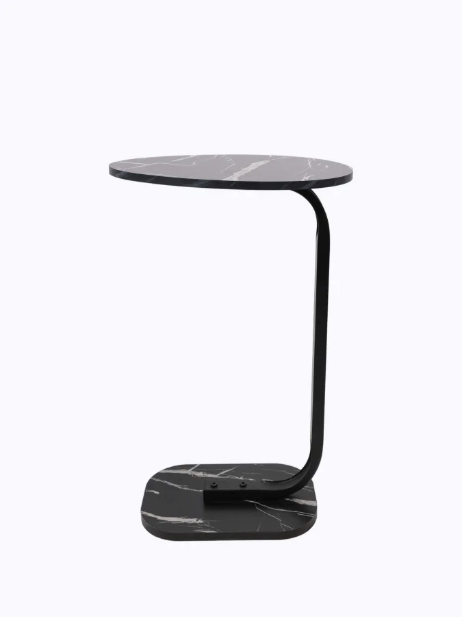 SIDE TABLE MARBLE 37X27X59CM