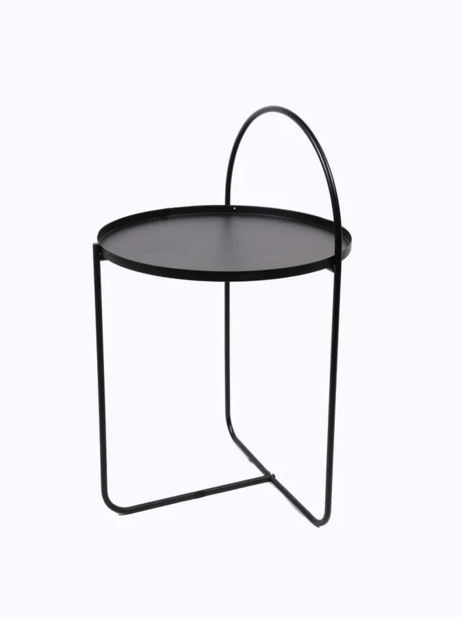 SIDE TABLE 40X65CM BLACK ARCH 2