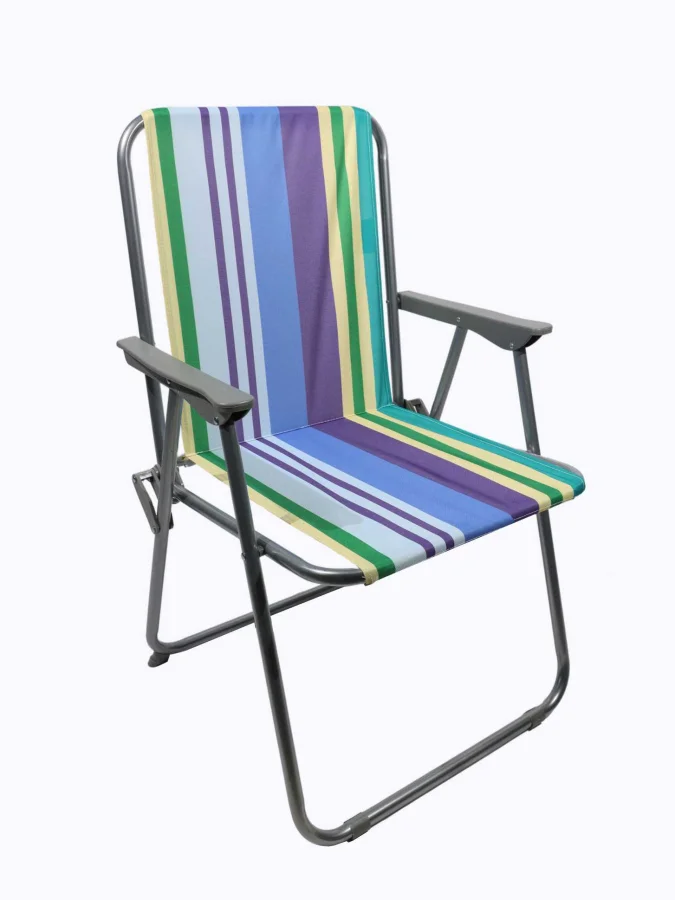 CAMPING CHAIR 2ASS STRIPE DESI