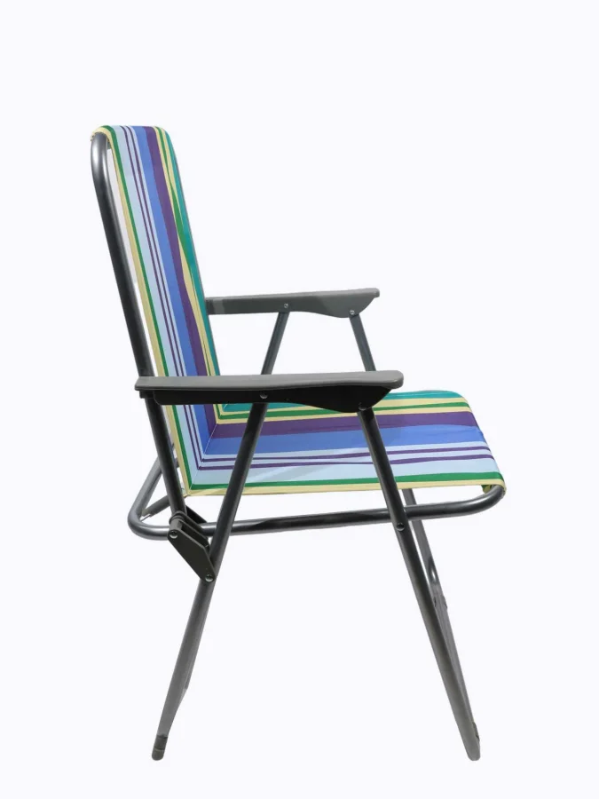 CAMPING CHAIR 2ASS STRIPE DESI 2