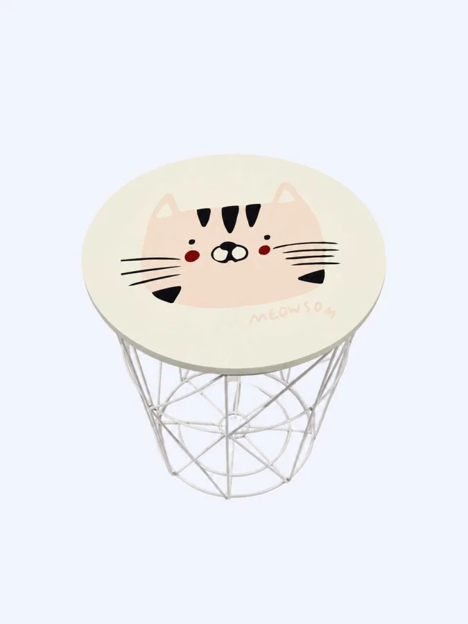 SIDE TABLE BASKET METAL 3ASS 2
