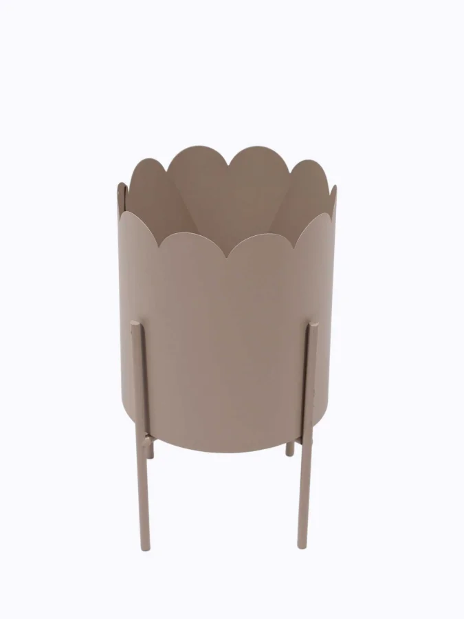 FLOWER POT METAL 3ASS COLOR