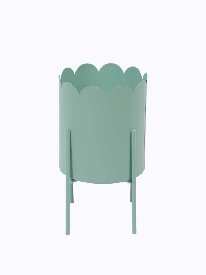 FLOWER POT METAL 3ASS COLOR