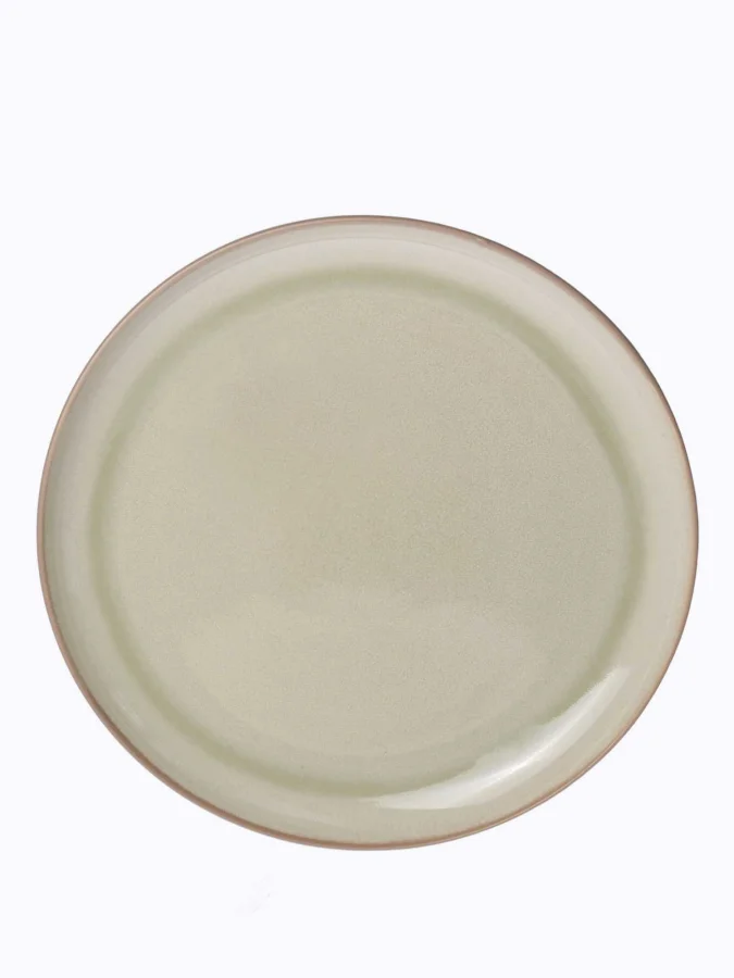 PLATE STONEWARE GRES CREAM CLR