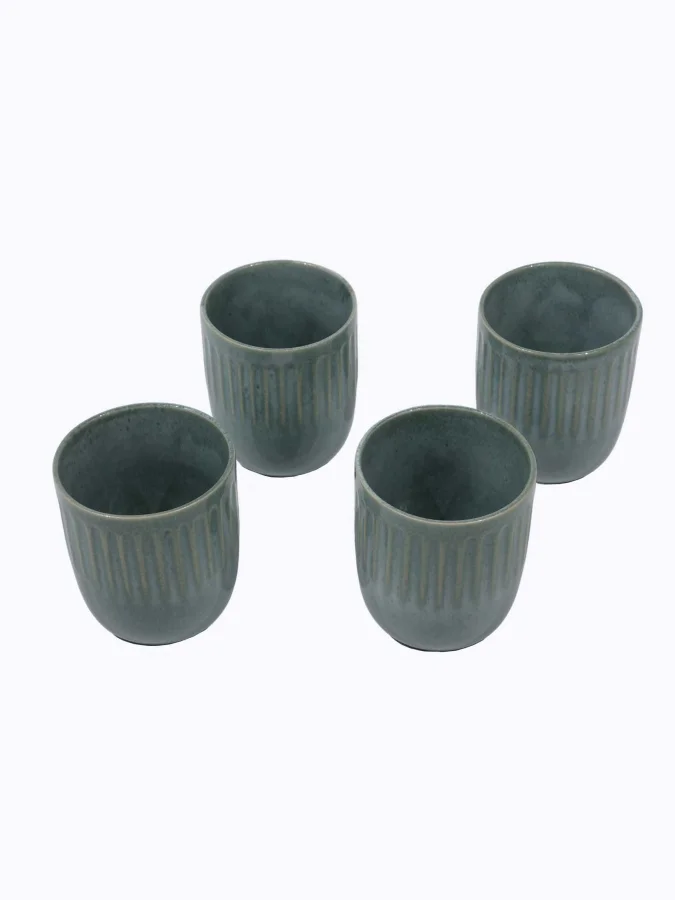 MUG GRES STONEWARE 300ML 4ASS 2
