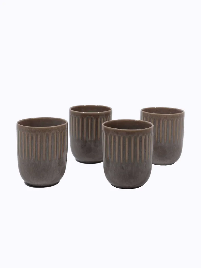 MUG GRES STONEWARE 300ML 4ASS