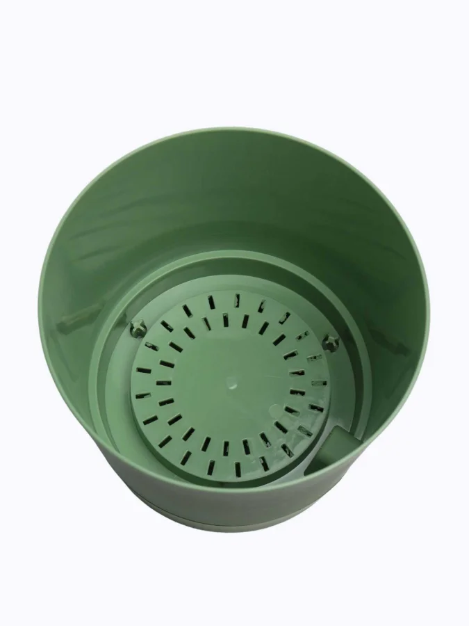 FLOWERPOT OLIVER 18CM PISTACHE 2