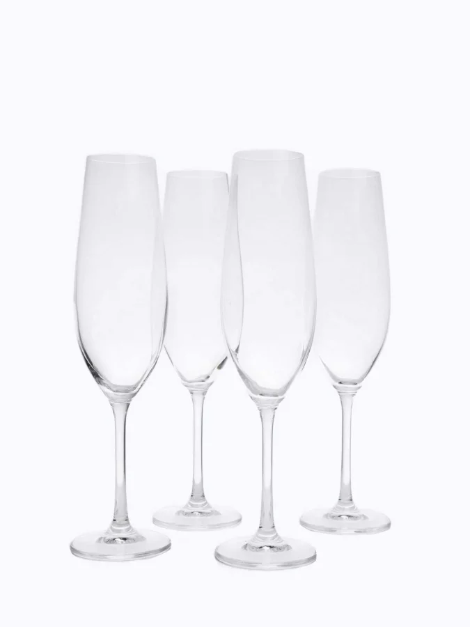 CHAMPAGNE GLASS CRYSTALLINE 4P