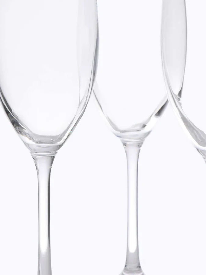 CHAMPAGNE GLASS CRYSTALLINE 4P 2