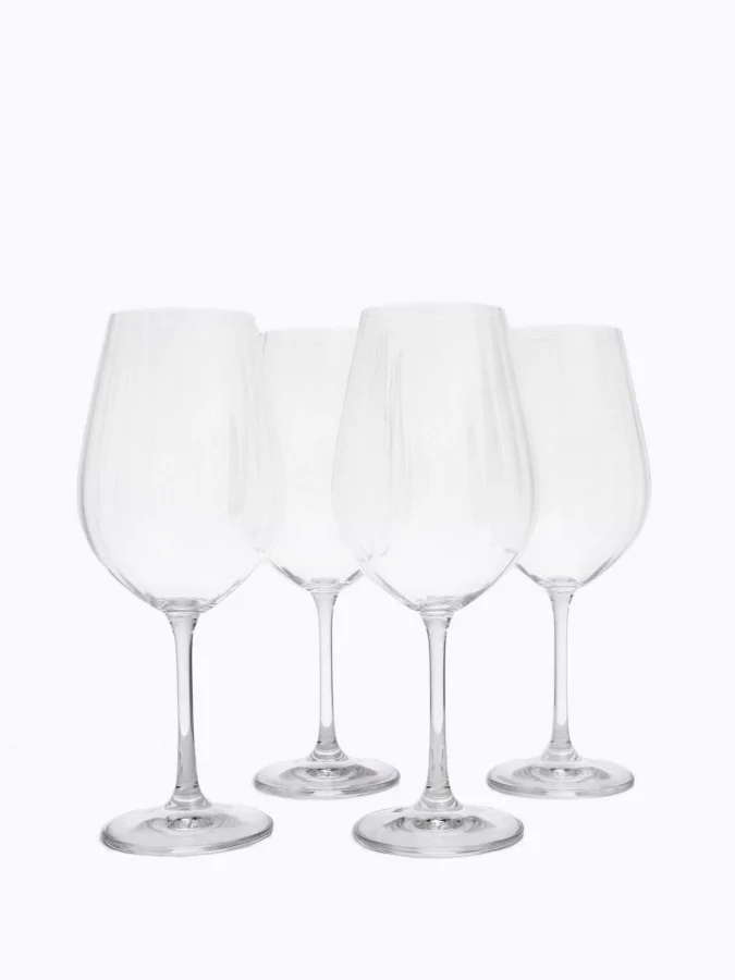 WINE GLASS CRYSTALLINE 4PCS