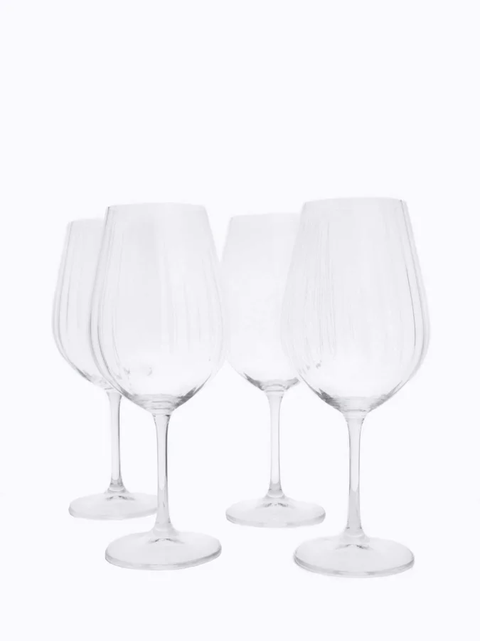 WINE GLASS CRYSTALLINE 4PCS