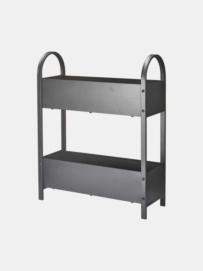 PLANTER METAL DARK GREY