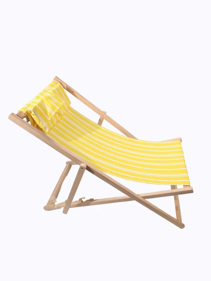 FOLDING CHAIR WOOD STRIPES 2
