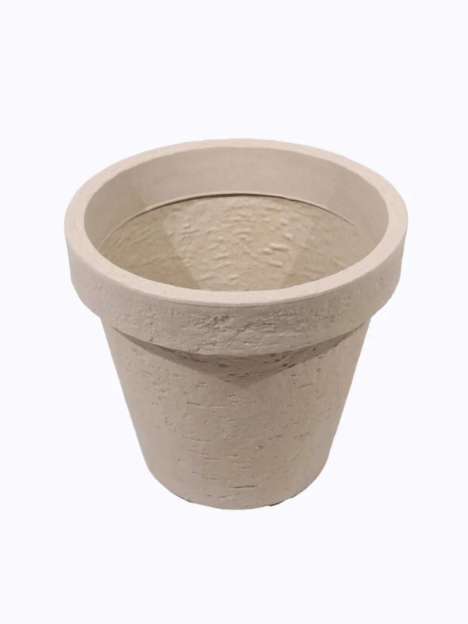 FLOWER POT ROUND SAND  40CM 2