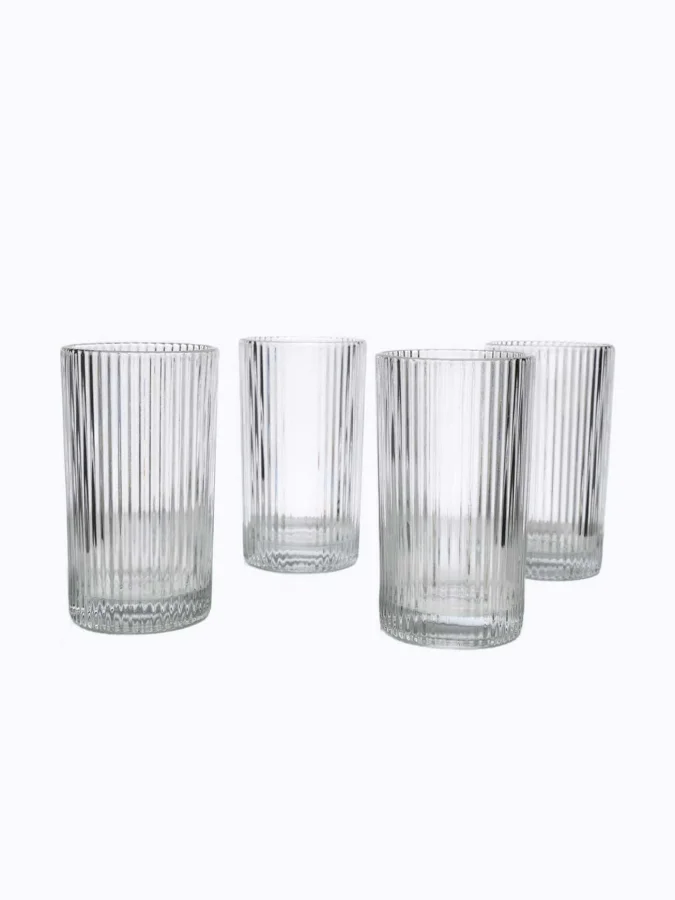 DRINKING GLASS SET OF 4 400ML