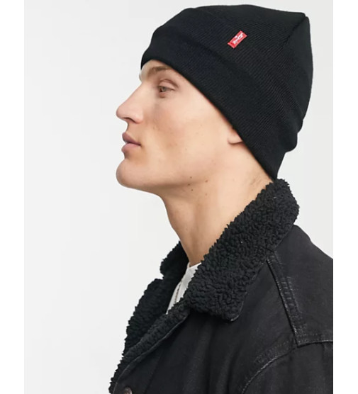 Levi's® - SLOUCHY RED TAB BEANIE Size One Size