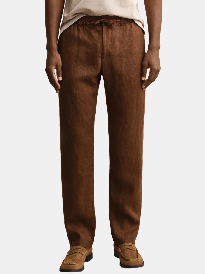 Gant - REG LINEN DS PANTS