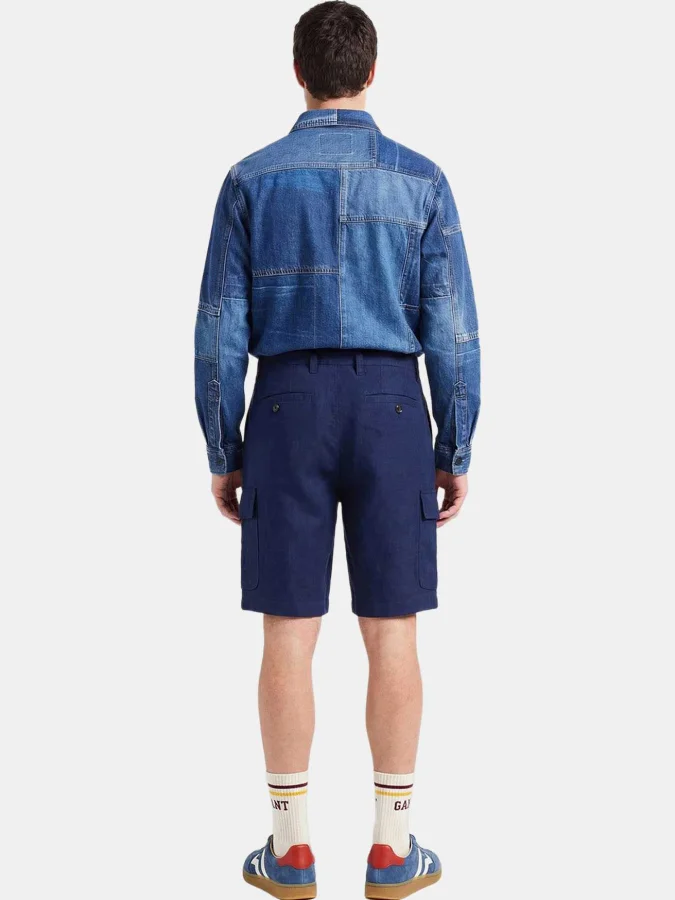 Gant - REG LINEN CARGO SHORTS 2