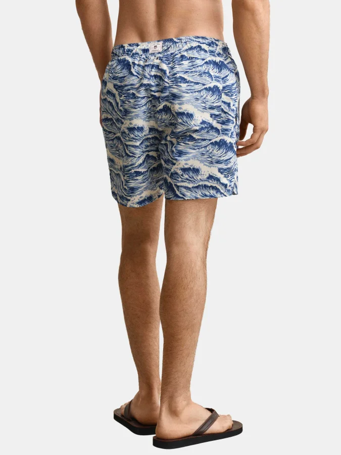 Gant - WAVES PRINT SWIM SHORTS 2