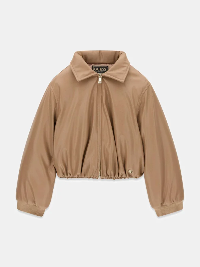 GUESS - PU PADDED LS BOMBER...