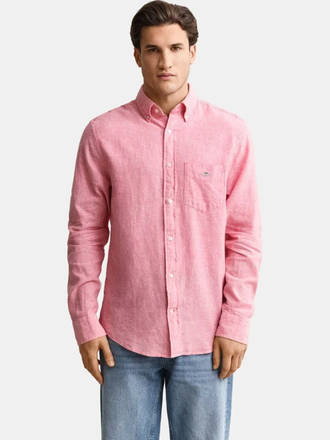Gant - REG COTTON LINEN SHIRT 2