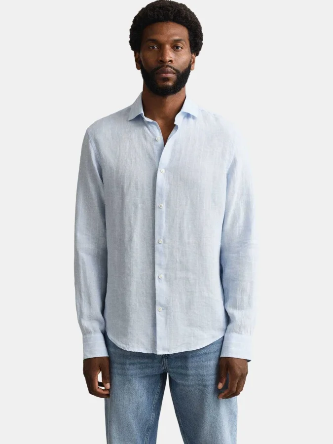 Gant - REG LINEN STRIPE SHIRT 2