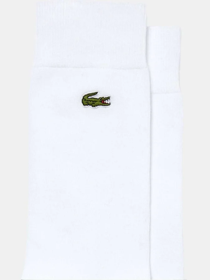 Lacoste - Unisex White Socks 2