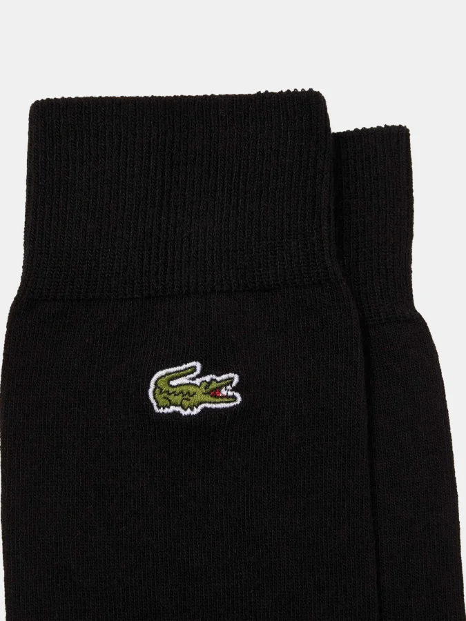 Lacoste - Unisex Black Socks 2