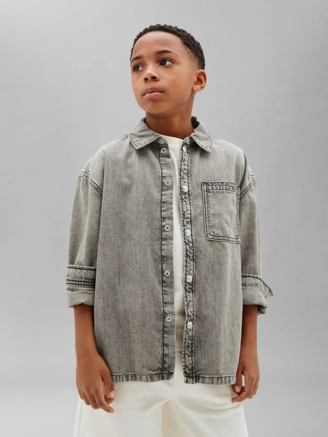 CALVIN KLEIN - DENIM SHIRT...