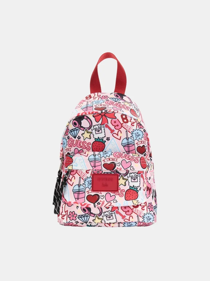GUESS - ALLOVER MINI BACKPACK
