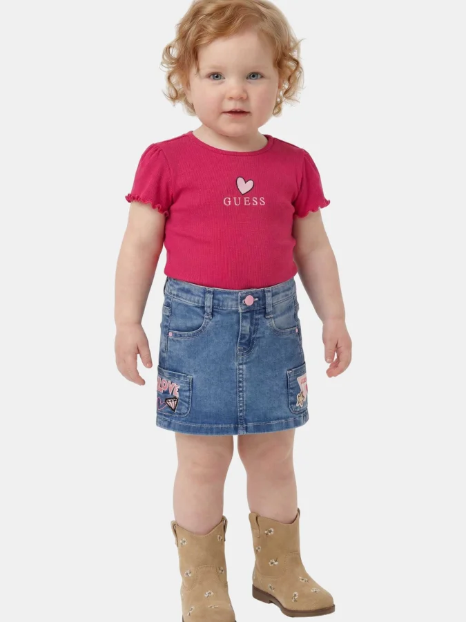 GUESS - RIB SS T-SHIRT 2