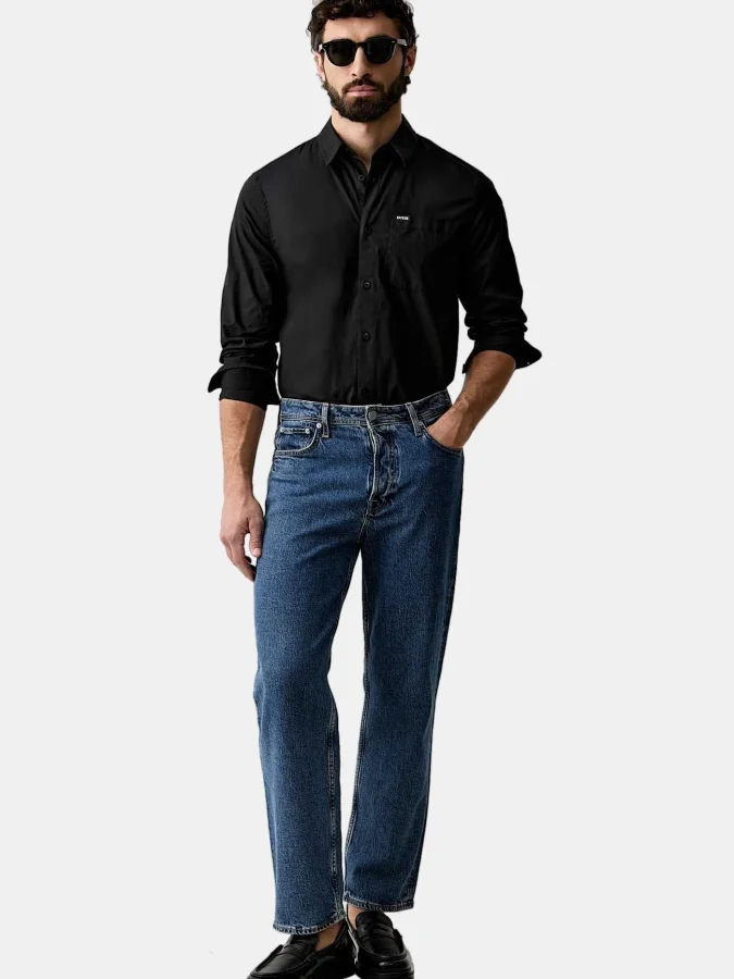 GUESS - LS PKT ESSENTIAL SHIRT 2