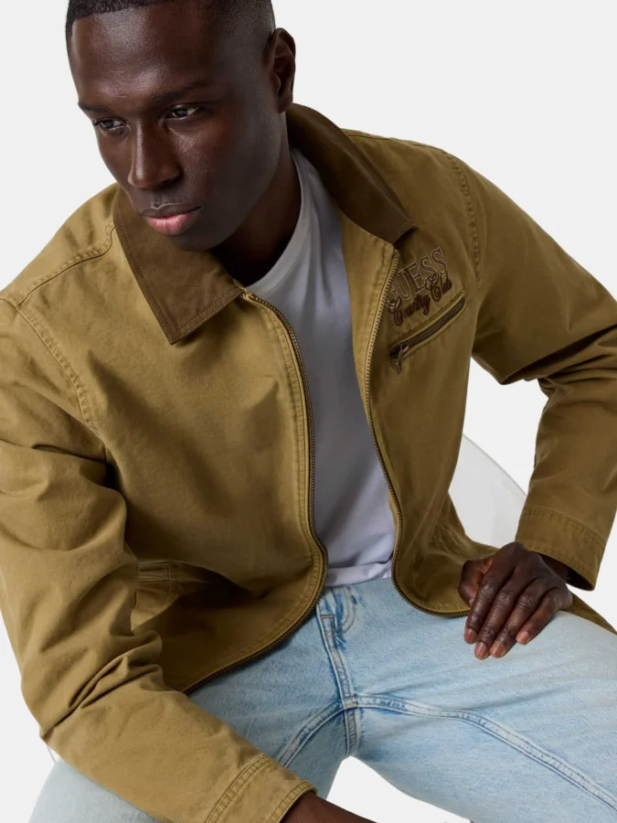 GUESS - WASHED COTTON JACKET
