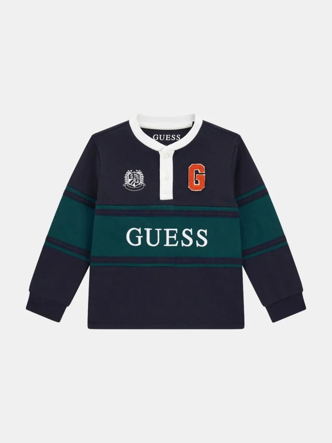 GUESS - HENLEY LS T-SHIRT