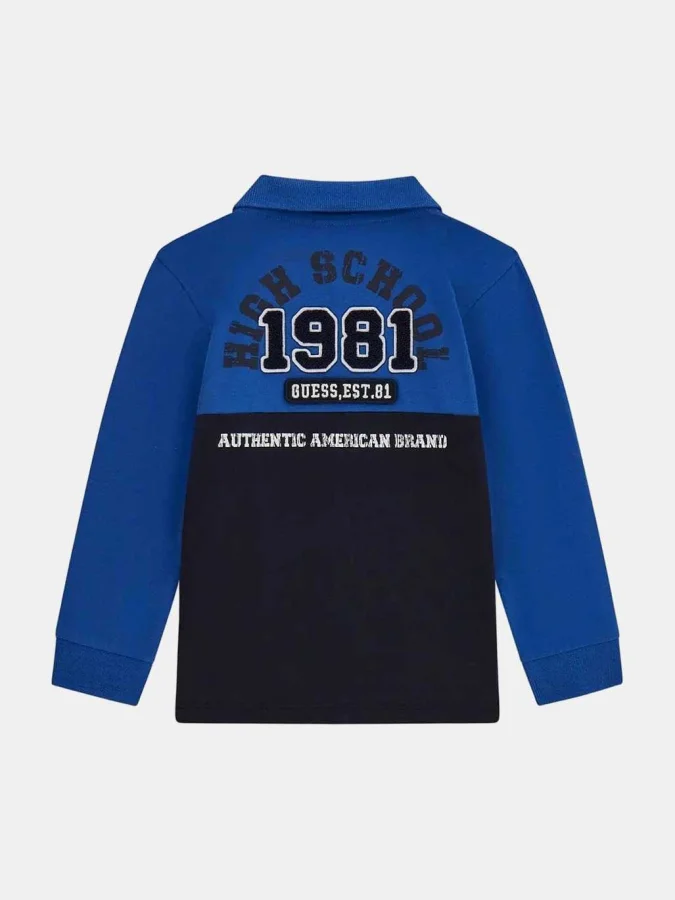 GUESS - STRETCH JERSEY LS POLO 2