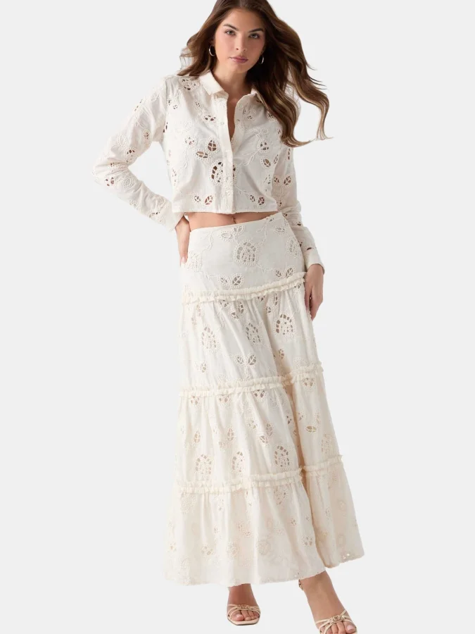 GUESS - LS LENORA CROP TOP 2