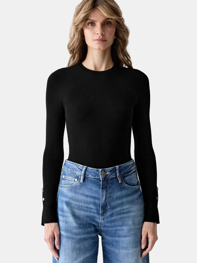 GUESS - LS CN ELLIE SWTR